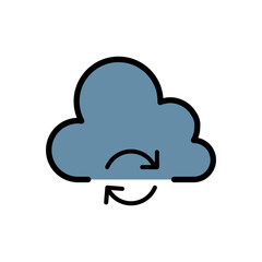 Cloud server icon