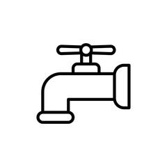 Water tap icon vector design templates simple and modern