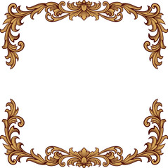 Frame ornament vintage classic element decoration