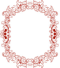 Frame ornament vintage classic element decoration