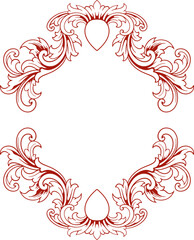 Frame ornament vintage classic element decoration