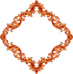 Frame ornament vintage classic element decoration
