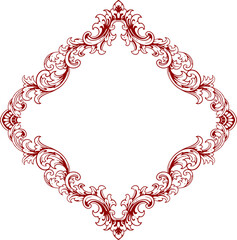 Frame ornament vintage classic element decoration