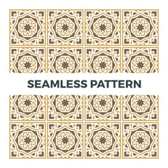 Seamless geometric patterns illustration design