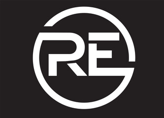 RE logo in english