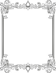 Frame ornament vintage classic element decoration