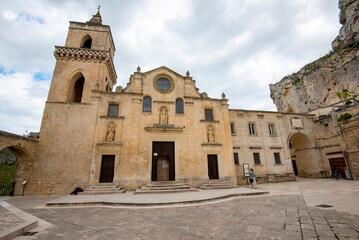 Fototapeta na wymiar Church of Saint Mary of Idris in Matera - Italy
