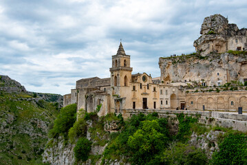 Fototapeta premium Church of Saint Mary of Idris in Matera - Italy