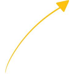 Digital png illustration of ling right arrow on transparent background