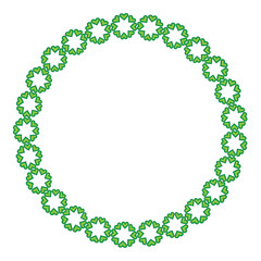 Circle frame photo and decoration other