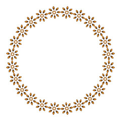 Circle frame photo and decoration other