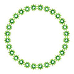 Circle frame photo and decoration other