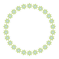 Circle frame photo and decoration other