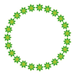 Circle frame photo and decoration other