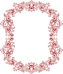 Frame ornament vintage classic element decoration