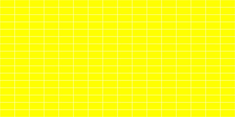 Abstract line grid pattern, work space area on yellow background