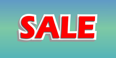 Sale banner template design, for sale and sale text