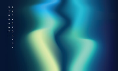 Fluid and wavy blue to green gradient mesh background. Vibrant and smooth color gradation backdrop. Suitable for poster, banner, cover, presentation, or landing page.