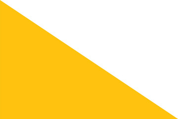 Digital png illustration of yellow triangle on transparent background