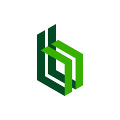 Monogram initial b letter mark logo design. Monogram design vector b logo. Monogram initial letter mark b logo. Design simple b monogram