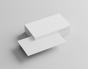 Group of minimal business card mockup on desk