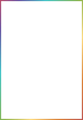 Digital png illustration of colourful abstract linear shape on transparent background