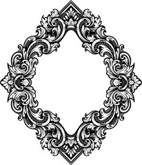 Frame ornament vintage classic element decoration