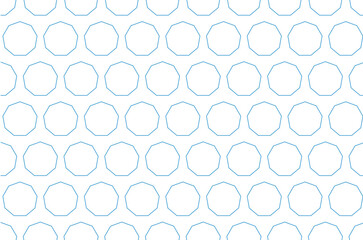 Digital png illustration of blue pattern of repeated shapes on transparent background