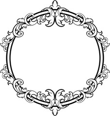 Frame ornament vintage classic element decoration
