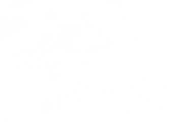 Digital png illustration of white abstract shapes on transparent background