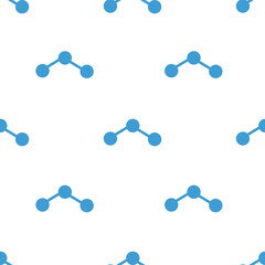 Digital png illustration of blue pattern of repeated shapes on transparent background