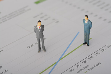 The businessman closely analyzed the sales graph to identify growth opportunities and make informed business decisions