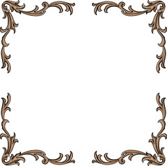 Frame ornament vintage classic element decoration