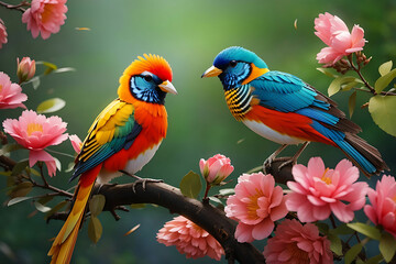 Fototapeta premium who is the most beautiful Birds in the world ever