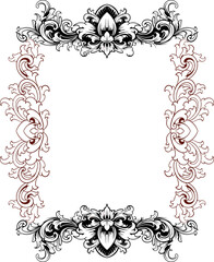 Frame ornament vintage classic element decoration