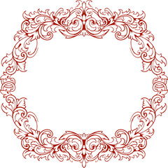 Frame ornament vintage classic element decoration