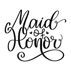 Bridal Wedding Lettering Quotes For Printable Poster, Tote Bag, Mugs, T-Shirt Design.