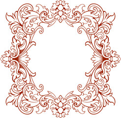 Frame ornament vintage classic element decoration