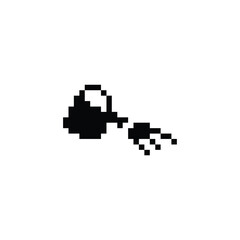 this is farm icon 1 bit style in pixel art with black color and white background ,this item good for presentations,stickers, icons, t shirt design,game asset,logo and your project.