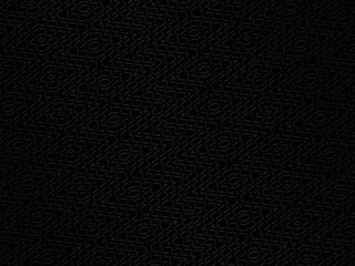 Abstract black background with unique pattern. Black metal line texture. Modern shiny black and gray gradient lines creative design. Suitable for wallpapers, backgrounds, banners, posters, etc.