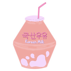 Milk, Korean Milk, yoghurt, drink, Food