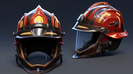 Fireman helmet