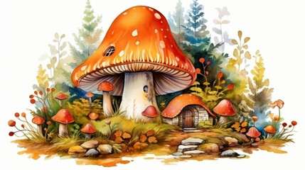 Mushrooms house