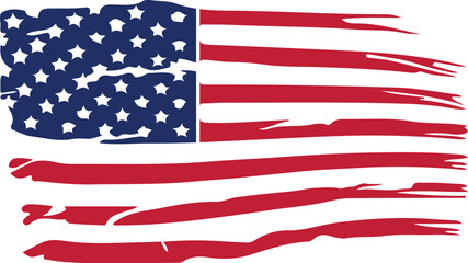 4th of July bundle svg design and lips vector american icon