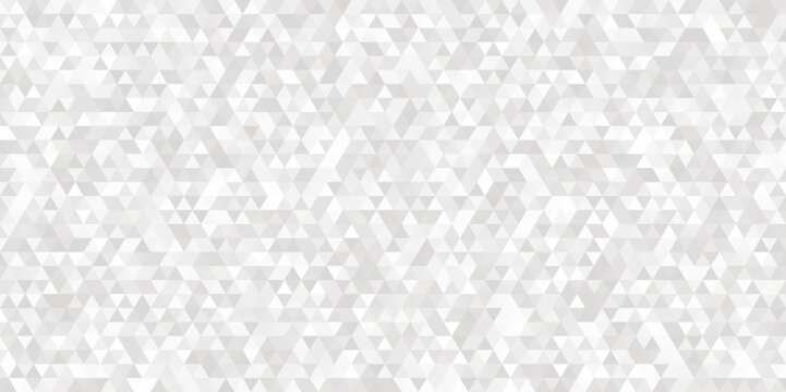 Abstract geometry triangle pattern white and gray background. vector