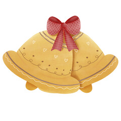 Christmas Bells With ribbon