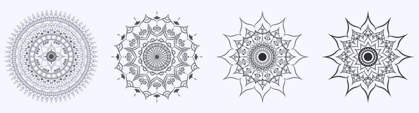 Mehndi, Circular pattern in form of mandala for Henna,tattoo,various mandala collections
Henna mandala. Mehndi style.meditation poster.wallpaper. with. mandala. pattern. abstract.background.luxury.