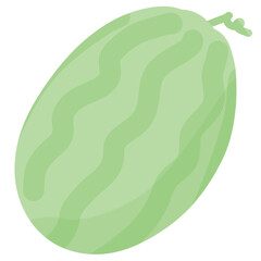 clipart of a minimal watermelon 