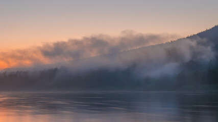 fog over the river