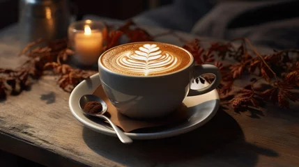 Crédence de cuisine en verre imprimé Café A Cup of Coffee Drink Photography